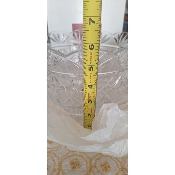 Cristal D'Arques Paris Coupe Joanna 25cm Clear Bowl 24% Crystal w/ Original Box - Picture 8 of 9